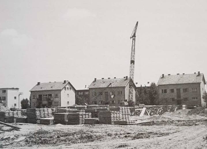 Prve novozagrebačke stambene zgrade - Remetinečki gaj 6, 5, 4, 3, 1956. godine